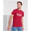 Russell T-shirt Slim Fit Uomo in Cotone Ring Spun Personalizzate o neutre