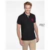 Sol's Polo uomo Portland, 100% cotone, regular fit, dettagli grig Personalizzate o neutre