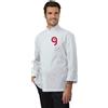 SIGGI HORECA Giacca cuoco Adam slim fit unisex bottoni a pressione Personalizzate o neutre