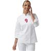 SIGGI HORECA Giacca cuoca Emma con bottoni a pressione eleganti Personalizzate o neutre
