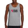 Gildan Softstyle Canottiera Uomo 100% Cotone Regular Fit Senza Etichetta Personalizzate o neutre