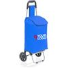 Carrello Spesa Max colorato in poliestere 600D con ruote robuste Personalizzate o neutre