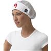 SIGGI HORECA Cuffia Donna Alice Poliestere-Cotone, Rete Bianca Personalizzate o neutre