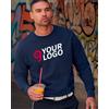 Fruit of the Loom Felpa leggera a girocollo Set-In Personalizzate o neutre