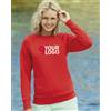 Fruit of the Loom Felpa donna leggera girocollo Raglan Personalizzate o neutre