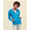 Fruit of the Loom Felpa Fruit of the Loom con zip, cappuccio, cotone 80% Personalizzate o neutre