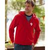 Fruit of the Loom Felpa classica con zip e cappuccio Personalizzate o neutre