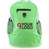Zaino Humus in poliestere 600D, tasche rete, uscita cuffie Personalizzate o neutre