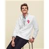 Fruit of the Loom Felpa Raglan Premium in cotone, zip nascosta, tasche frontali Personalizzate o neutre
