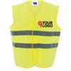 Gilet alta visibilità Kross CE con strisce riflettenti Personalizzate o neutre
