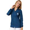 SIGGI DR BLUE Casacca Tracy Donna Siggi in cotone elasticizzato con zip Personalizzate o neutre