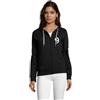 Sol's Soul Women Felpa con Cappuccio Doppiato, Zip e Tasche Personalizzate o neutre