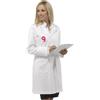 SIGGI DR BLUE Camice donna Reynard bianco, sfiancato, 100% cotone gabardine Personalizzate o neutre