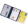PORTACARDS TAMMY 3 ante UV, portatessere 9,5x6,5 cm serigrafia Personalizzate o neutre