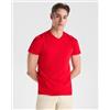 Roly T-shirt Samoyedo Uomo Cotone 100% Scollo V Regular 155g Personalizzate o neutre