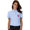 B&C Collection Camicia donna Oxford slim fit Easy Care 70% cotone 135g/m² Personalizzate o neutre