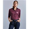 Russell Camicia donna cotone elasticizzato 3/4 casual fit Personalizzate o neutre