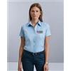 Russell Camicia donna slim, cotone lisca di pesce 130g/m² Personalizzate o neutre