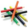 Garten Set 6 Matite Colorate in Legno con Scatola Vivace Personalizzate o neutre