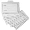 Portabadge trasparente PVC 10x7,2cm RESISTENTE | Personalizzate o neutre