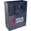 Shopper carta laminata con manici corda e biglietto Personalizzate o neutre