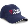 Result Cappellino Sandwich in cotone pesante 6 pannelli Personalizzate o neutre