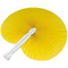 Ventaglio colorato 26 cm con manico in plastica Personalizzate o neutre