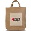Shopper Save the Planet juta e cotone naturale con tasca Personalizzate o neutre