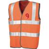 Result Safe-Guard Gilet Alta Visibilità 3M Scotchlite EN ISO 20471, Poliestere Personalizzate o neutre
