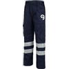 Workteam Pantalone da lavoro multitasche con bande riflettenti Personalizzate o neutre