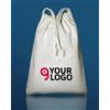 Bags by Jassz Busta mini in cotone naturale 10x14 cm con coulisse resistente Personalizzate o neutre