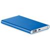 POWERFLAT Power Bank 4000mAh Alluminio Riciclato Argento Slim Personalizzate o neutre