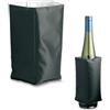 TERRAS Refrigerante per vino in poliestere e PVC 17x35 cm Nero Personalizzate o neutre