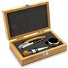 Set Vino Sonoma in Bamboo con Accessori Acciaio Inox Personalizzate o neutre