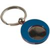 Portachiavi metallo con gettone carrello 6,5x2,8 cm Personalizzate o neutre