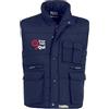Workteam Gilet imbottito multitasche con porta cellulare Personalizzate o neutre