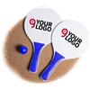Cupsol Racchette Spiaggia Legno Vari Colori con Pallina e Borsa Personalizzate o neutre