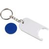 Portachiavi in plastica colorata con gettone carrello 15g Personalizzate o neutre