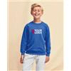 Fruit of the Loom Felpa Fruit of the Loom Kids Set-In girocollo Personalizzate o neutre