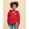 Fruit of the Loom Felpa bambino zip intera cappuccio cotone poliestere Personalizzate o neutre