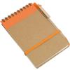 Block notes EcoNotes anelli 9x14.8 cm con penna cartone beige Personalizzate o neutre