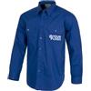 Workteam Camicia da lavoro uomo 100% cotone, 2 tasche, maniche lunghe Personalizzate o neutre