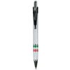 Penna a scatto Plastica tricolore Italia Francia Spagna Refil Blu Personalizzate o neutre