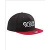 Beechfield Cappellino 5 pannelli snapback cotone, visiera contrasto UrbanStyle Personalizzate o neutre