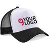 Beechfield Cappellino Snapback Trucker cotone mesh 5 pannelli Personalizzate o neutre