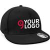 Beechfield Cappellino Rapper, 98% Cotone, Taglia Unica Elasticizzata Personalizzate o neutre