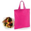 Westford Mill Borsa Bianca in Cotone Ecolife, Manici Corti Rinforzati Personalizzate o neutre