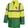 Workteam Parka alta visibilità bicolore imbottito e impermeabile Personalizzate o neutre