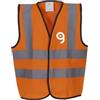 Yoko Gilet sicurezza bambino fluo riflettente EN1150 100% poliestere Personalizzate o neutre
