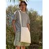 Westford Mill Shopper Tracolla Sling Tote in Cotone 34x40 cm 8L Personalizzate o neutre